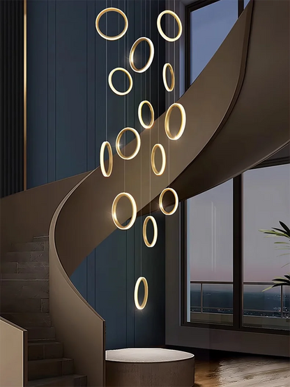 Crystal Cascade - Modern LED Ceiling Chandelier