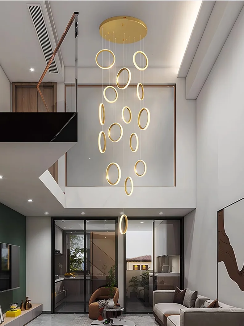 Crystal Cascade - Modern LED Ceiling Chandelier