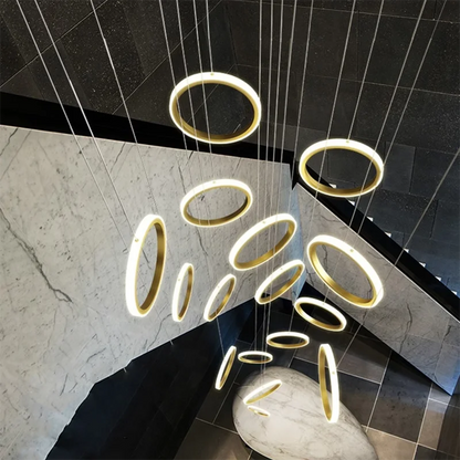 Crystal Cascade - Modern LED Ceiling Chandelier