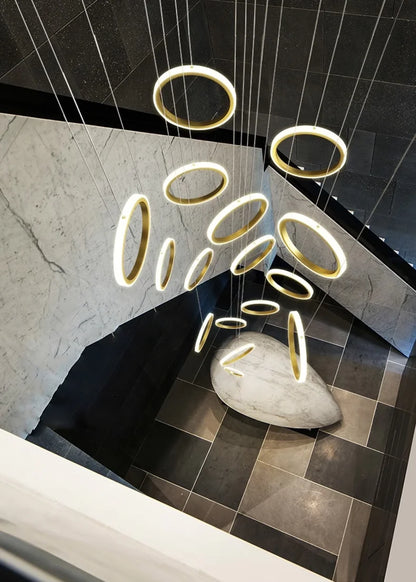 Crystal Cascade - Modern LED Ceiling Chandelier