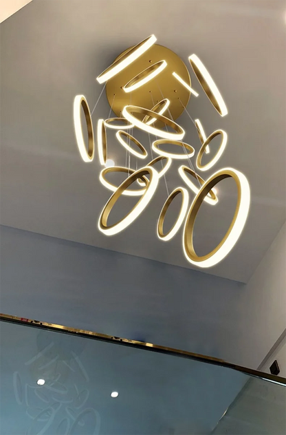 Crystal Cascade - Modern LED Ceiling Chandelier