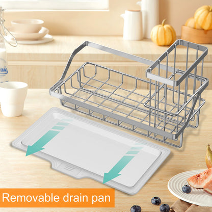 SinkMaster – Removable Kitchen Sink Organizer & Brush Holder