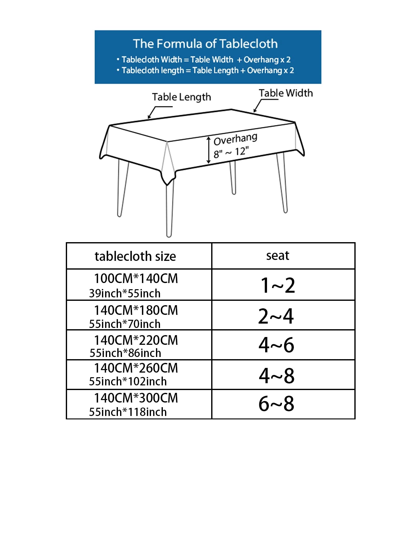 Versatile Elegance - Rectangle Linen Table Cloth for Parties and Dining