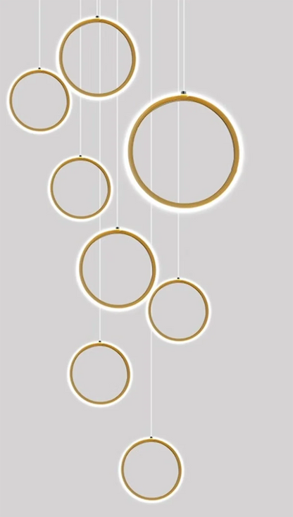 Crystal Cascade - Modern LED Ceiling Chandelier