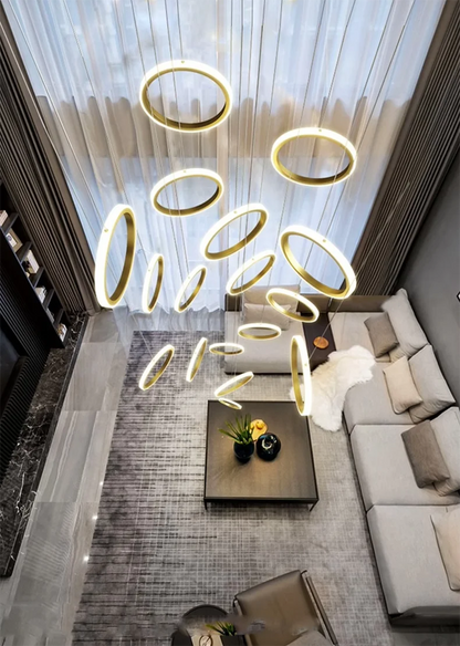 Crystal Cascade - Modern LED Ceiling Chandelier